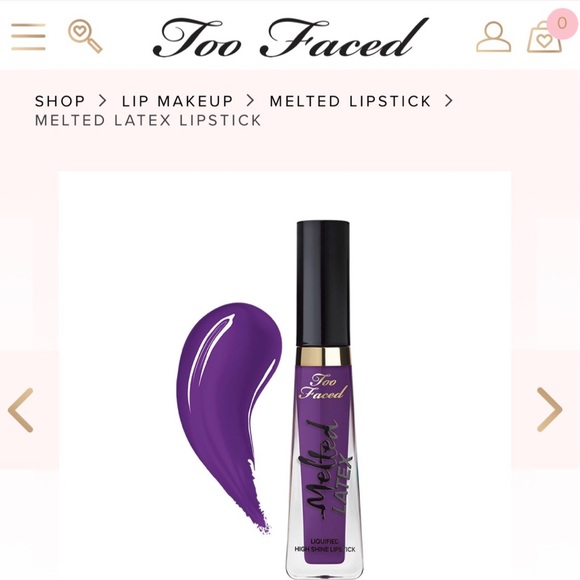 new Too Faced โป Melt Latex Lip Color โป Bye Felicia - Picture 2 of 12